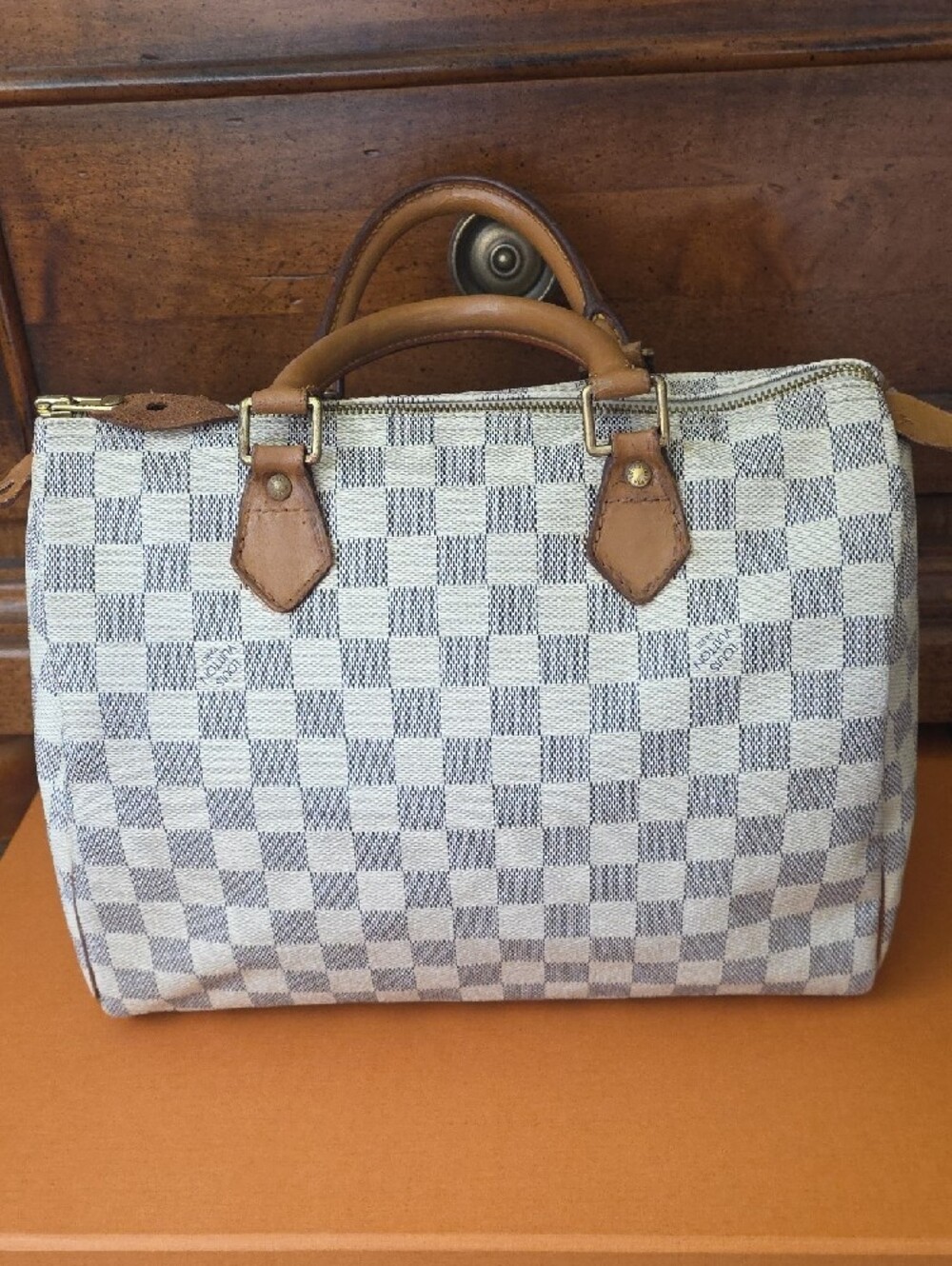 Louis Vuitton Damier Azul Speedy 30 - Picture 4 of 10